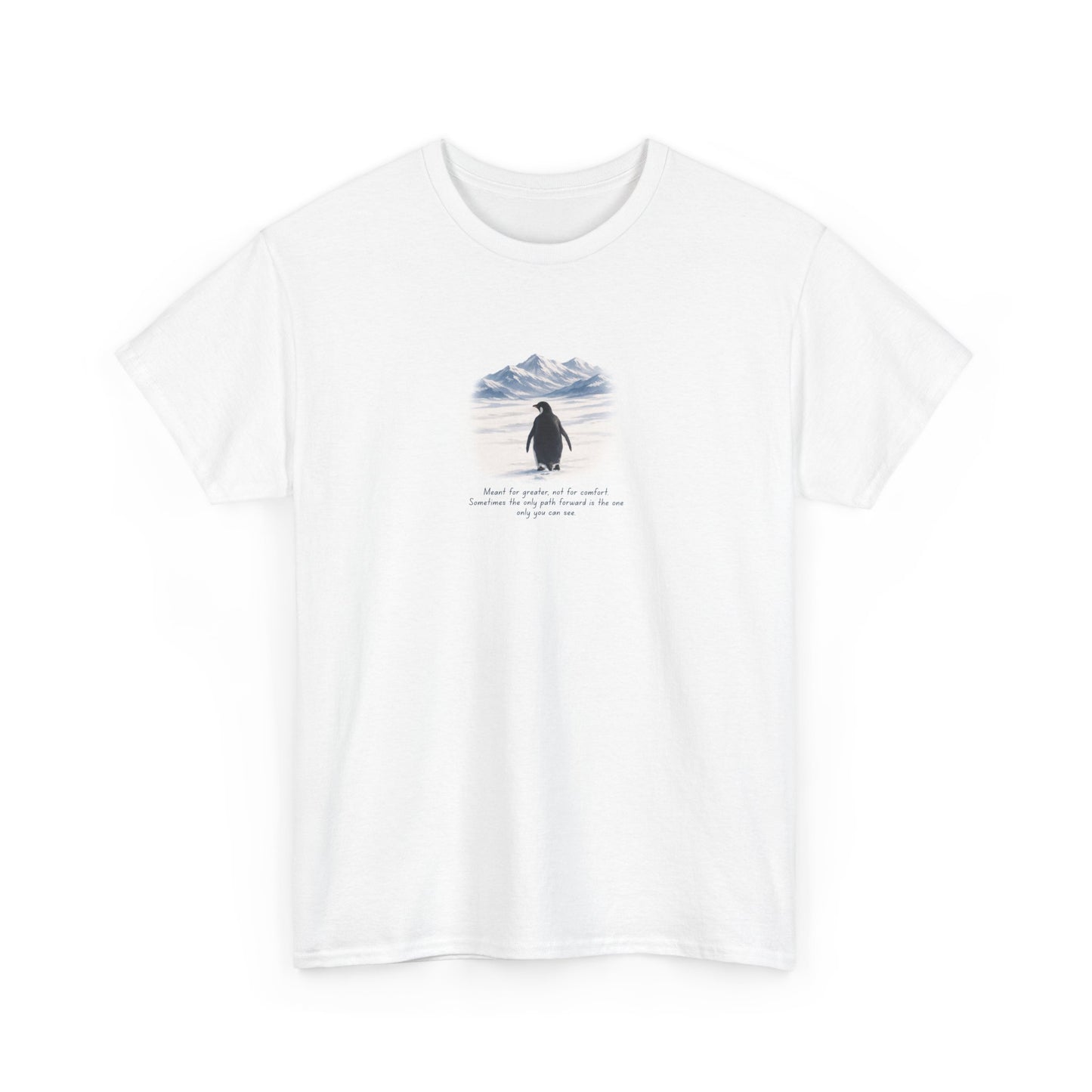 Nihilist Penguin Tee | Minimalist Existential Design | Meant for Greater