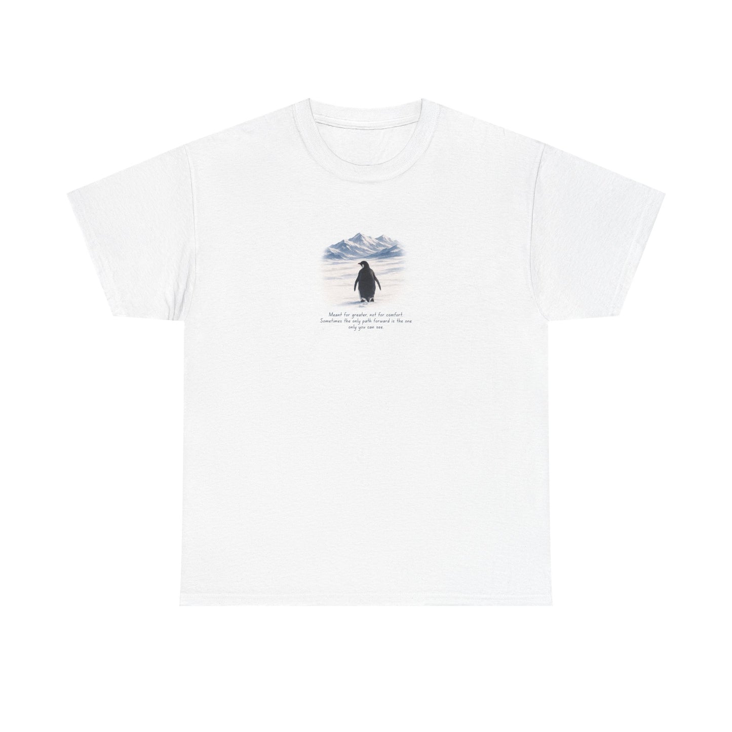 Nihilist Penguin Tee | Minimalist Existential Design | Meant for Greater